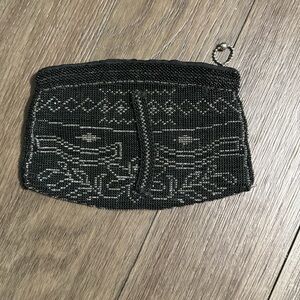Hand Made Beaded Bag with Hand Strap